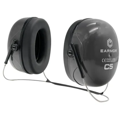 Low Visibility Soundproof Foldable Ear Defenders for Industrial and Sleep Noise Protection