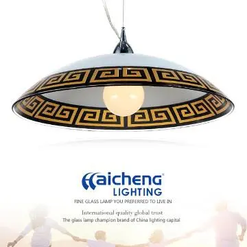 Decorative Glass pendant light for hotel and home