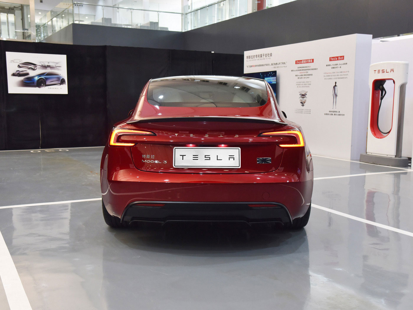 New Energy Electric Vehicle Tesla Model 3