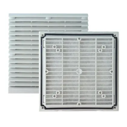 MEIXING 9804 Axial Flow Fan Accessories: Waterproof Plastic Mesh Cover for Dust Protection
