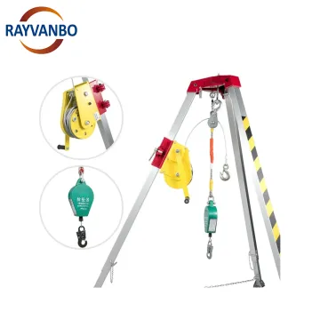 Emergency Rescue Tripod for Confined Space Evacuation