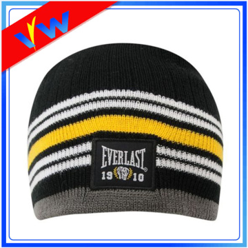 Custom Woven Label Acrylic Running Beanie Hat