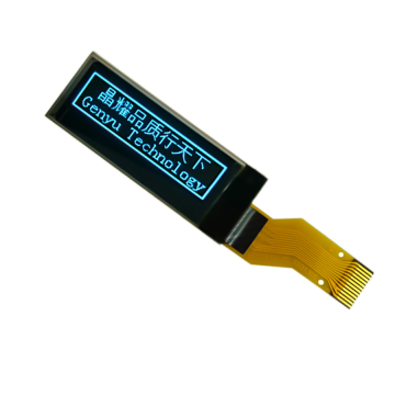 Genyu Mini 0,91 pollici 12/14/15 PIN FPC 4SPI I2C Display OLED LCD bianco/blu
