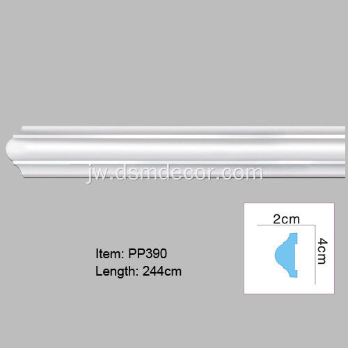 Rel Kursi Dekoratif PU lan Molding Panel