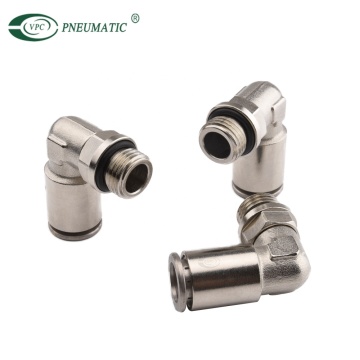 1/2\" 1/4\" Brass Push in 90 Degree Union Elbow Air Hose Connector
