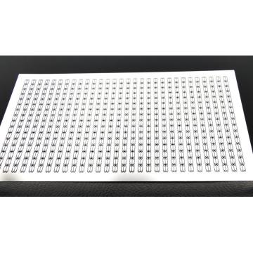 Personnaliser la gravure de la plaque de luminaire Sus304 pour Photomask