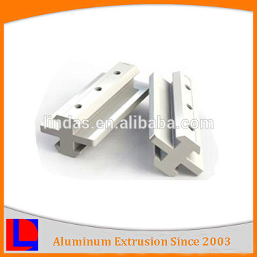 Custom-design extruded 6000 series drilled machined profile industrial aluminium