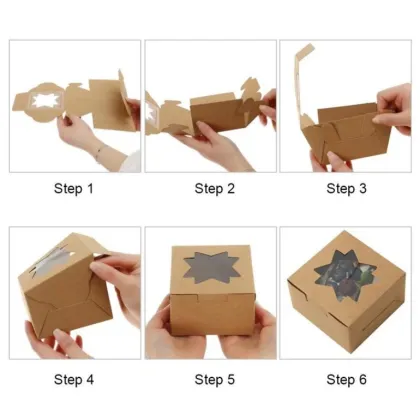 Dessert Boxes with Window for Bakery