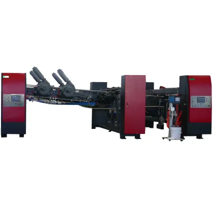 High Speed Corrugated Carton Folding Gluing Machine