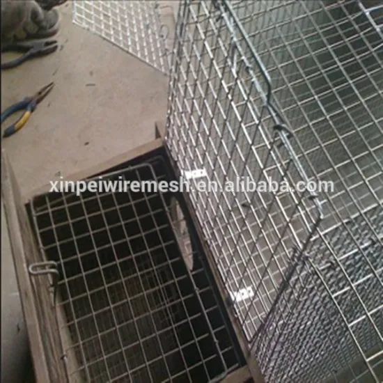 Happy new year!!Professional Mink Cage Trap Hot dipped Galvanized Welded Wire Mesh mink cage