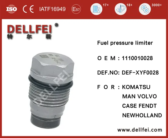 1110010028 Pressure Limiting Valve for CASE,FENDT,NEWHOLLAND,MAN,VOLVO,KOMATSU