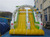 yellow funny park inflatable slides