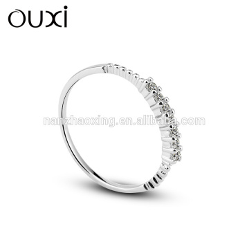 2014 summer Fashion 925 silver couple ring made with Zircons Y70056