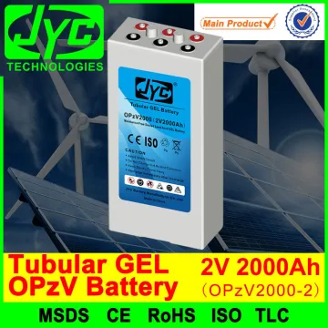 2v 2000ah tubular plate opzv battery with manufacturer direct selling
