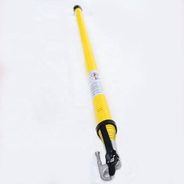 8m Fiberglass Electric Adjustable High Voltage Triangle Telescopic Hot Stick