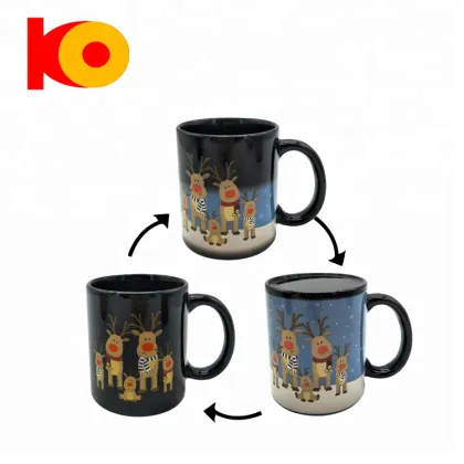 Customizable Color Changing Sublimation Mugs with Logo Printing