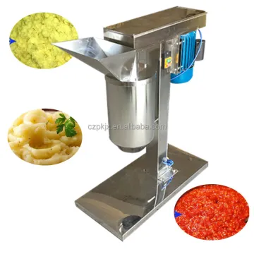 Commercial Onion Paste Processing & Chilli Grinder: Mashed Potato, Garlic, Ginger, Pepper Paste Making Machine