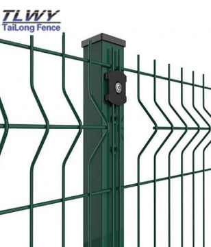 High Quality Cheap Garden V-Folds Welded Wire Mesh Fence - Green Fencing for Home
