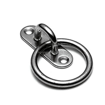 Çin Tedarikçisi 6mm Marine Donanım Paslanmaz Çelik Oval Göz Plakası Yüzük