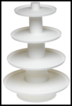 white 4 tiers acrylic cake stand,cake tower display