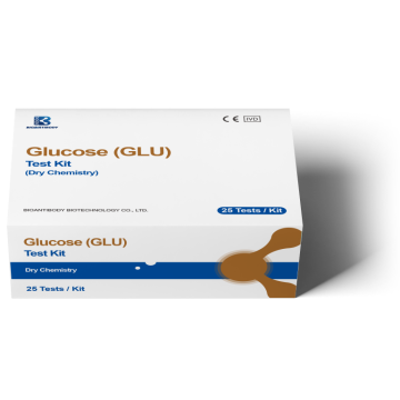 Kit de prueba de glucosa (Glu) (química seca)