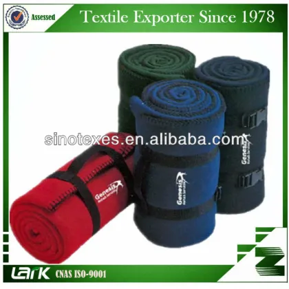 Polyester Polar Fleece Blanket With Carry belt