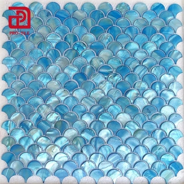 White Mother of Pearl Shell Mosaic 300x300