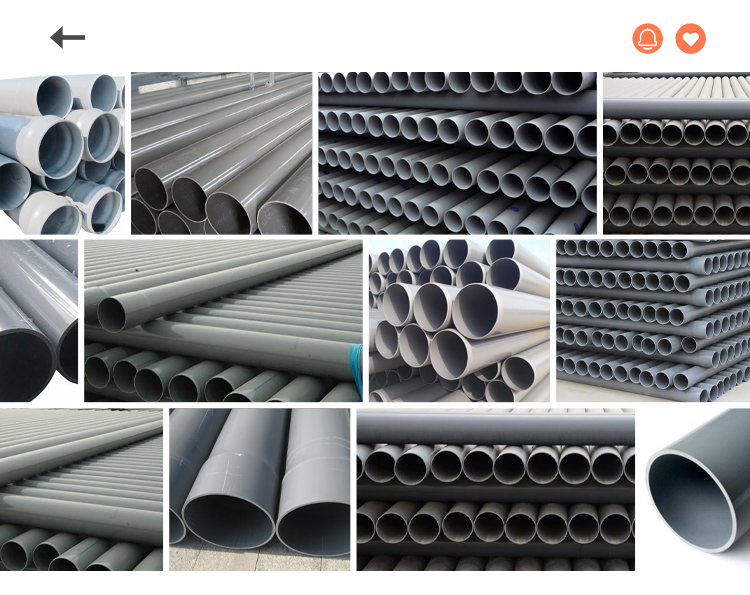 The Best Title: 50mm Plastic PVC-U Water Supply Pipe Specifications ...