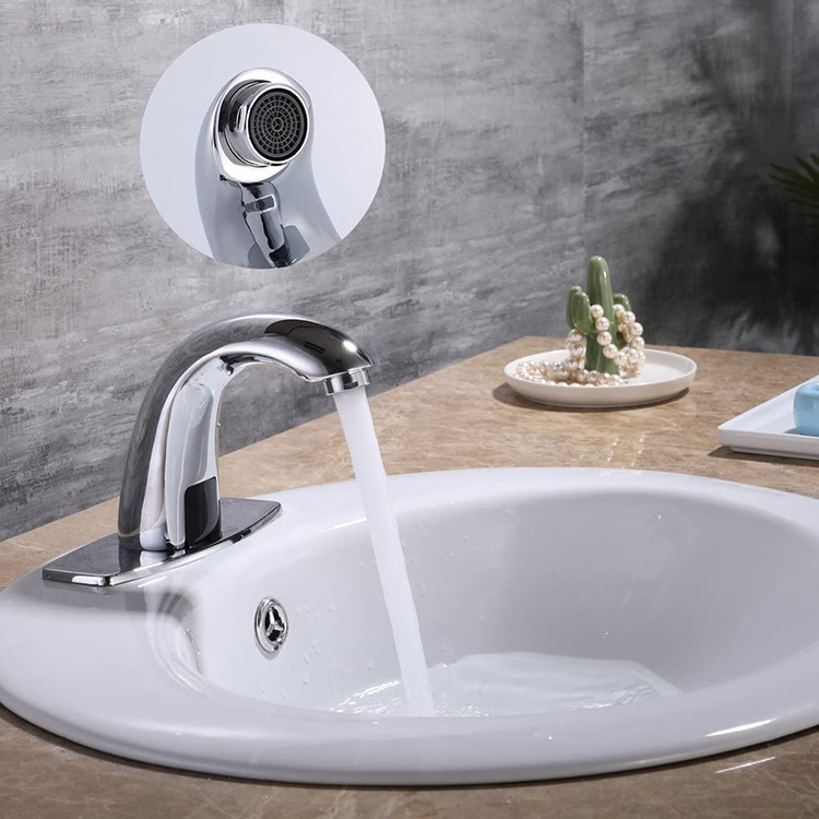 Touchless Bathroom Faucet Automatic Motion Sensor Sink Tap