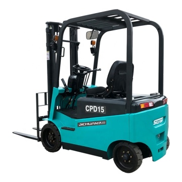1500kg 1.5トンの電気油圧フォークリフトの販売
