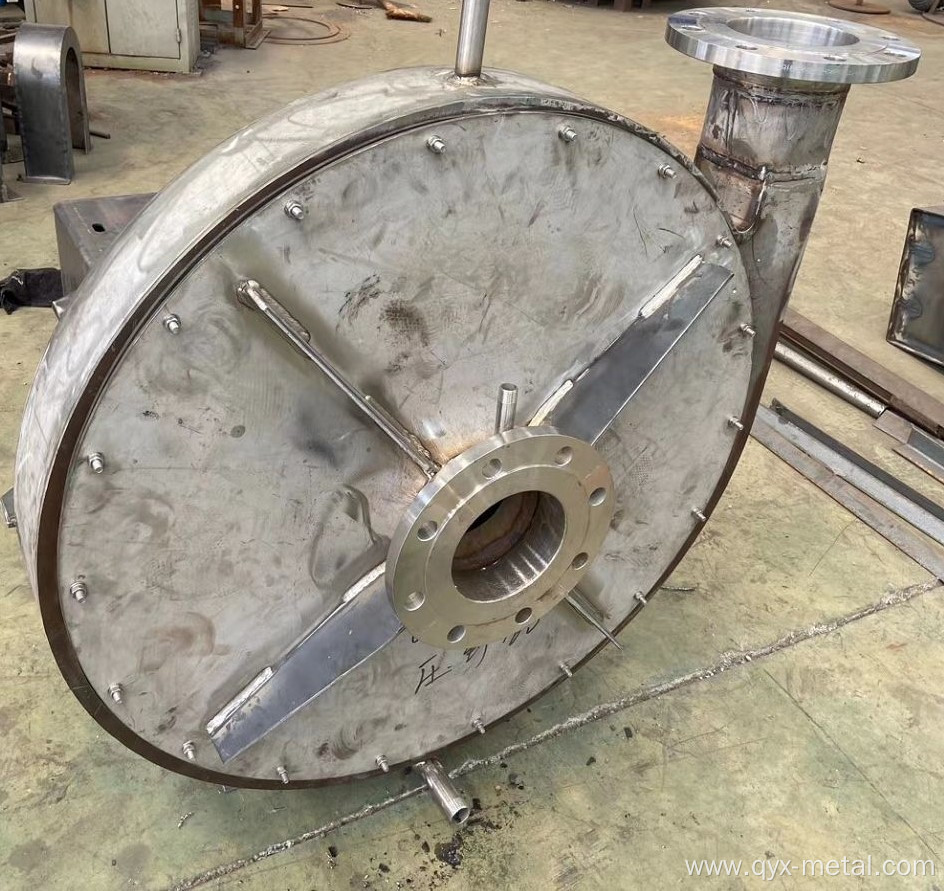 Chlorine treatment titanium centrifuge fan