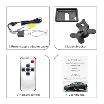 7 inch car reverse hd lcd monitor