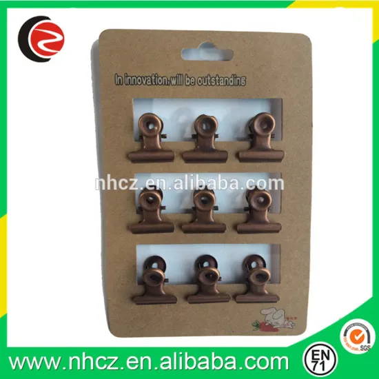 Mini 19MM Bronze Bulldog Clip Set