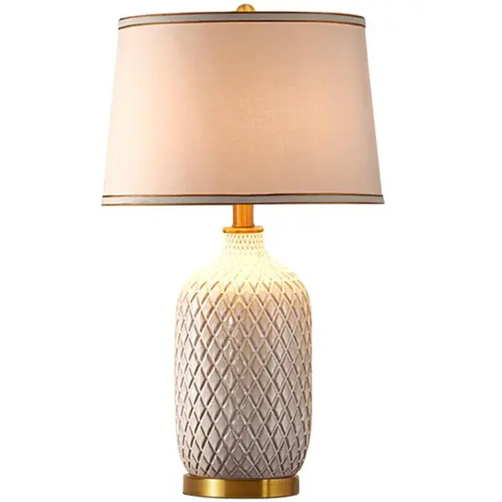 INSHINE Pink Lampshade Table Lamp