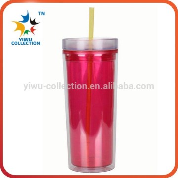 BPA Free Hot Selling Plastic Straw Cups