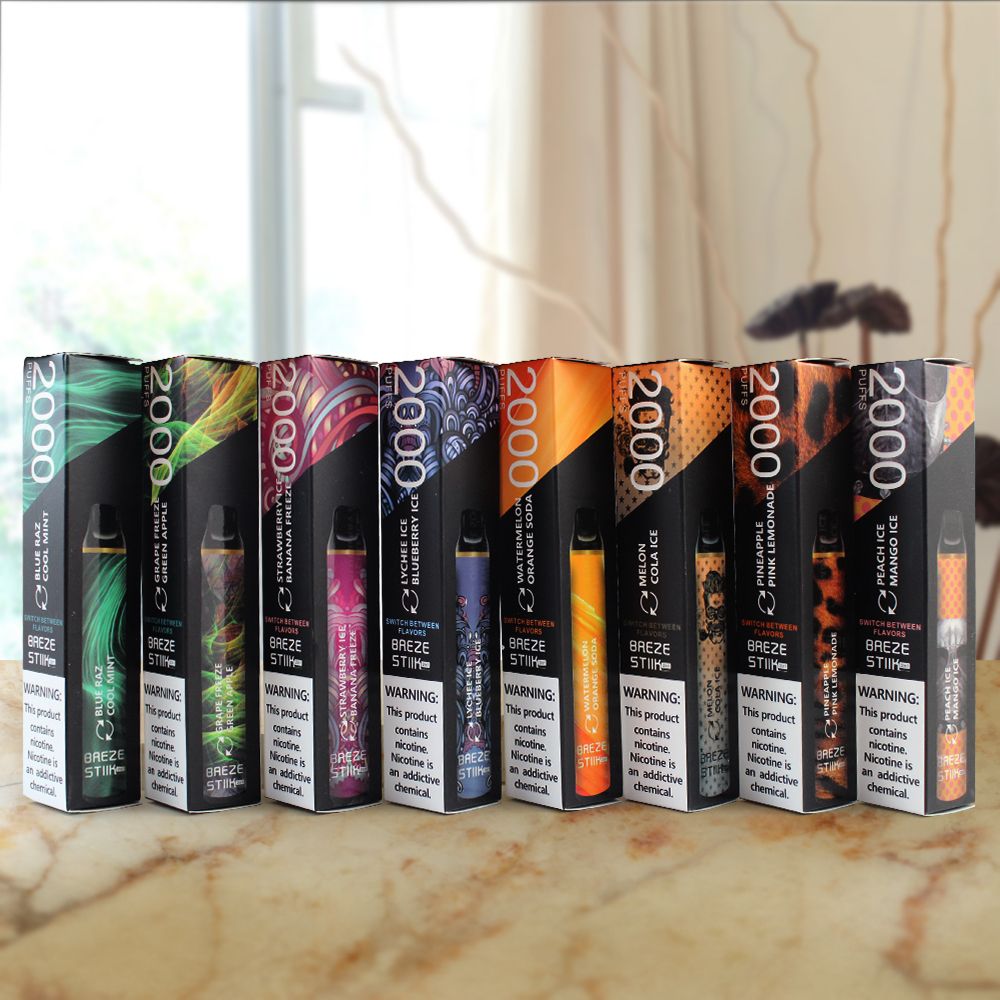 Caneta Vape descartável 2 em 1 Double Flavors