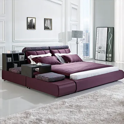 Korean style modern bed designs B012