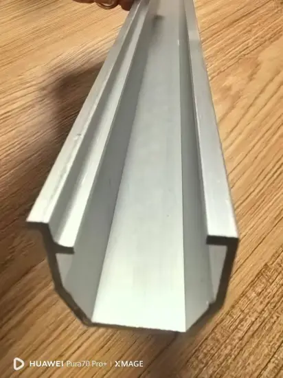 Aluminum alloy anodized extrusion tracks