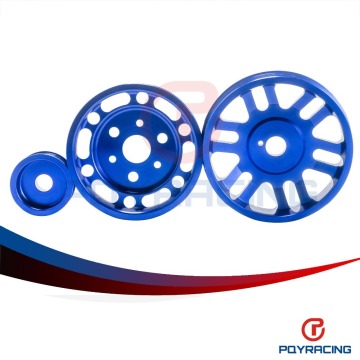 Pulle de pompe à eau de l'alternateur de manivelle bleue pour Toyota GT86 Scion FR-S Subaru Brz 2012+