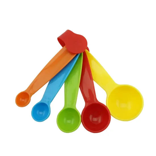 5pcs different colours measuring spoon