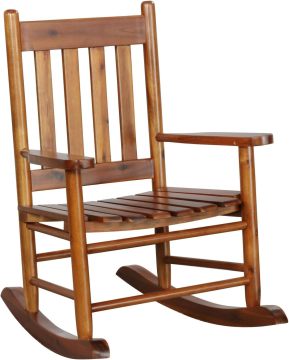 Solid Wood Children's Game Learning Rocking Chair - Factory Wholesale