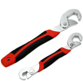 Adjustable Wrench Spanner Set 2 Piece Multifunctional Universal Wrenches Adjustable Spanner Quick Multi-function