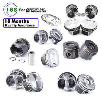 YLB High Performance Forged Aluminium Piston Parts Untuk Honda Toyota Nissan Engine Assembly