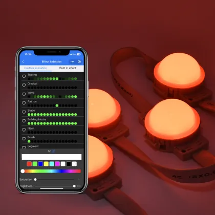 5050 RGB LED 48V Point Lights: Waterproof IP68 LED Pixel Point Lighting