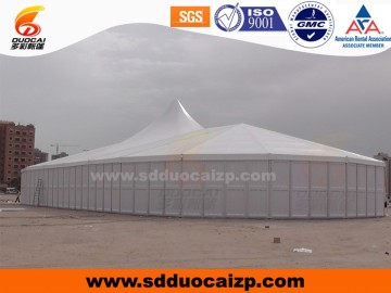 25x45m high peak large marquee party tent for sales ABS wall enclose