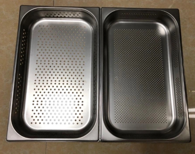 Equipamento de cozinha PAN PANTAL EMPRESENTAÇÃO GN PAN Kitchen Equipment Perforated Standard GN Pan