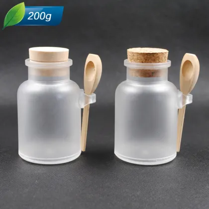 bath salt bottle 200g  bath salt jar  plastic bottle