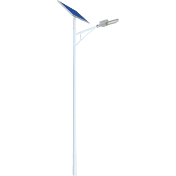 Poteau de lampadaire solaire