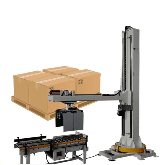 High-Speed Bag Palletizing Robot System for Carton Stacking in Automated Factory Processes