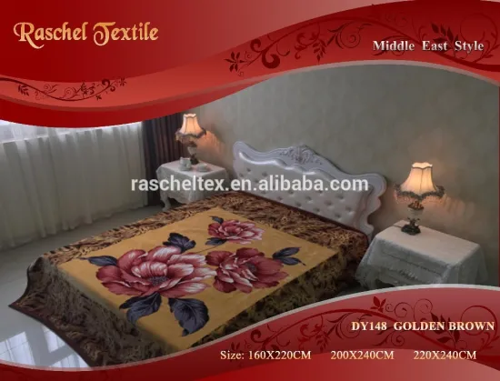 100% Polyester Luxury Fashion Design Blanket Fabric